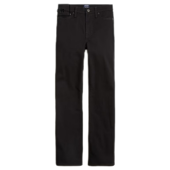 J Crew Factory Mid Rise Flare crop black jean all-day stretch size 26 NWT BT057 - Picture 4 of 12